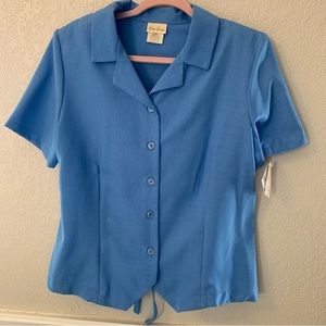 Bobbie Brooks blue top, shirt, blouse NWT